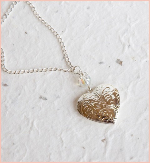 Srdce. srdce láska náhrdelník 
