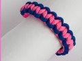 Růžovo modrý - paracord