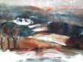 Šumava, reprodukce akvarelu A4