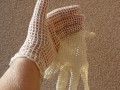 háčkované rukavičky