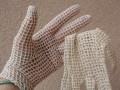 béžovéh rukavičky velikost M