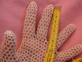 béžové rukavičky velikost M-L