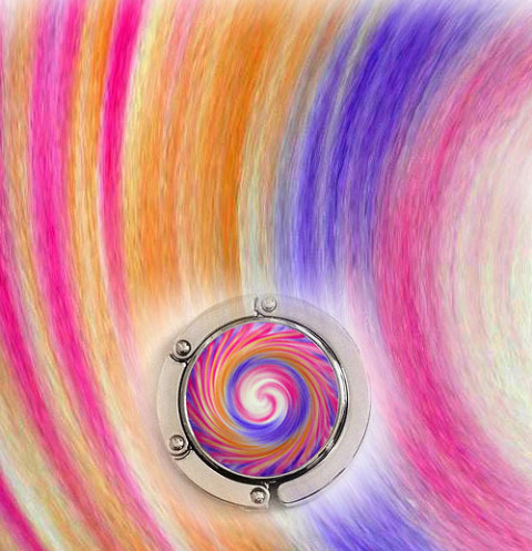 Háček na kabelku  Mandala Rej lásky háček mandala háček na kabelku drobný dárek 