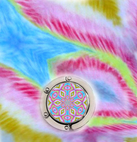 Mandala Kaleidoskop háček mandala háček na kabelku drobný dárek 