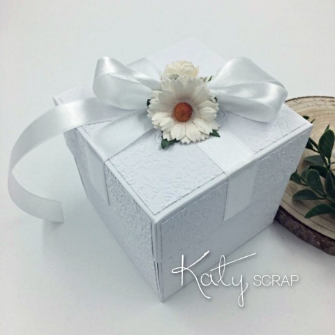 KRABIČKA svatební na peníze bílá dárek obal svatba pouzdro novomanželé krabička na peníze 