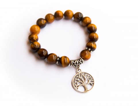 Energetický náramek- Tygří oko náramek pánský meditace minerál znamení zvěrokruh mužský joga budha zvěrokruhu lotus yoga enargie jadeid 