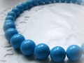 pastelově modrý náhrdelník