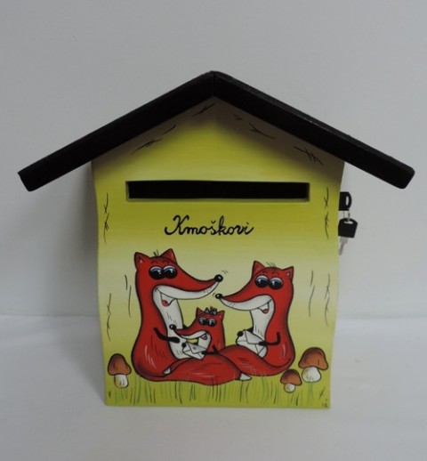 Poštovní schránka-domeček lišky 