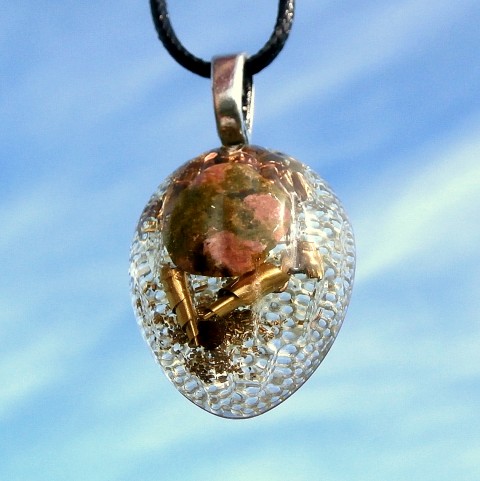 Orgonit, Unakit umožňuje věštění šperk křišťál minerály energie drahé kameny osobní orgonit stones.luxusní pendant 