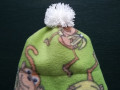 Čepice dětská fleece - Opičky