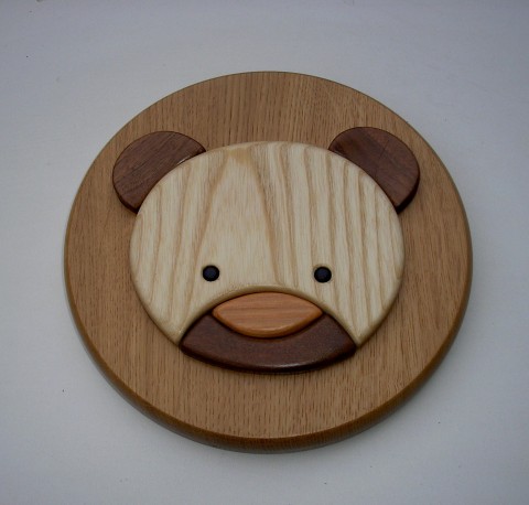 Obrázek medvídka - slevová nabídka dřevo dekorace medvídek hračky akce sleva 