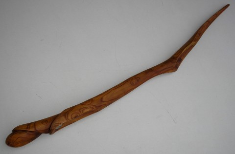 Magická hůl dřevo řezba dárek čáry kouzlo magie čaroděj kouzelník kouzelná hůlka kouzelnická hůl larpová hůlka 