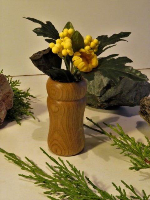 Dóza na suchou dekoraci 6 dřevo váza řezba dárek vánoce dóza plastika květiny narozeniny dub jasan umění mahagon eben truhlář suchá dekorace 