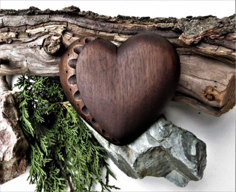 Srdce pro mou lásku 3 dřevo řezba dekorace vánoce narozeniny svátek ornament valentýn dárek z lásky dárek pro ženu dřevěné srdce 
