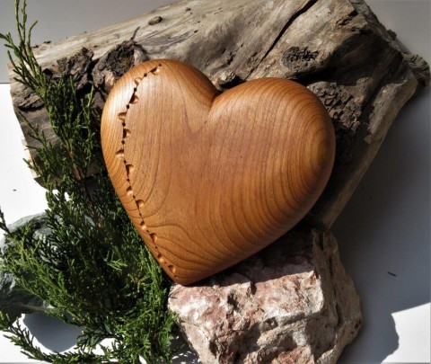 Srdíčko pro maminku 3 dřevo řezba dekorace vánoce narozeniny svátek ornament valentýn dárek z lásky dárek pro ženu dřevěné srdce 