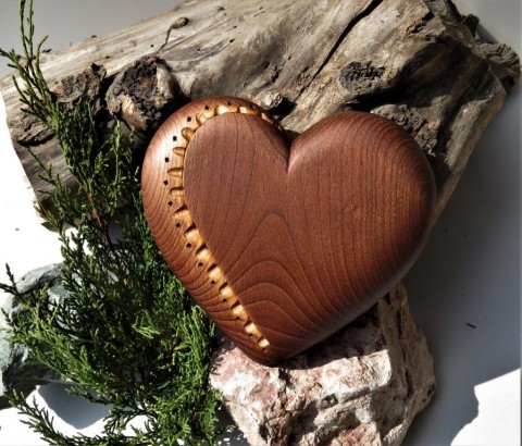 Srdíčko pro maminku 4 dřevo řezba dekorace vánoce narozeniny svátek ornament valentýn dárek z lásky dárek pro ženu dřevěné srdce 