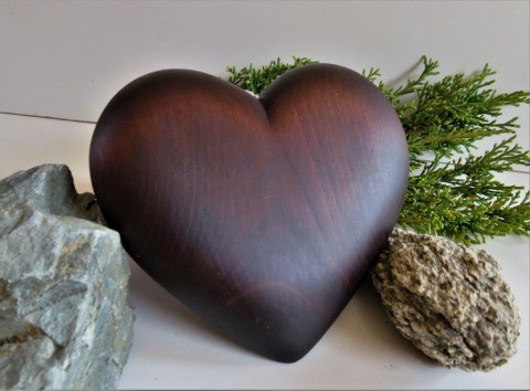 Srdíčko pro maminku 5 dřevo řezba dekorace vánoce narozeniny svátek ornament valentýn dárek z lásky dárek pro ženu dřevěné srdce 