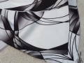 Originální černobílý šátek - Linie