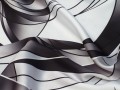 Originální černobílý šátek - Linie