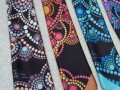Barevný saténový šátek - Dot Art 3