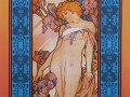 Látkový panel A.Mucha - Kosatec