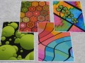 Set bavlněných panelů - barevné
