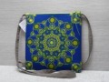 Menší kabelka - modrozelená mandala