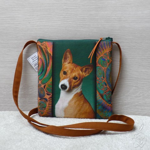 Malá kabelka s pejskem pes kabelka s obrázkem malá taštička barevná kabelka kabelka se psem 