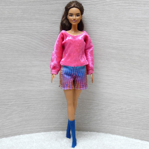 Šortky pro Barbie oblečky pro panenku šortky pro barbie šortky pro panenku 
