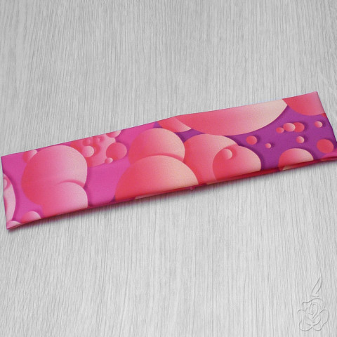 Růžová elastická čelenka pružná čelenka růžová čelenka látková čelenka fialová čelenka čelenka se vzorem elastická čelenka vzorovaná čelenka 