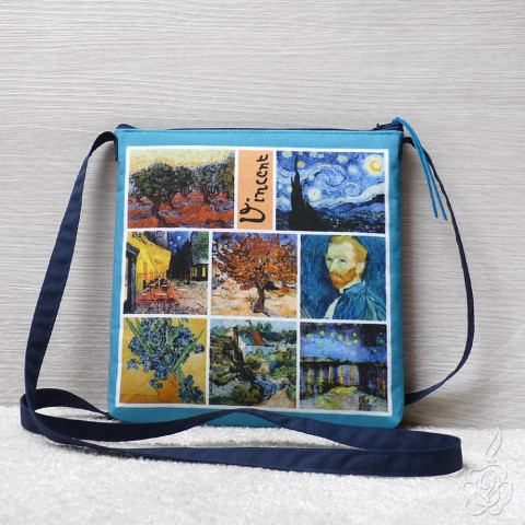 Barevná kabelka - Vincent van Gogh barevná kabelka impresionismus van gogh kabelka s obrázky 