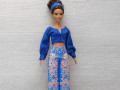 Maxi kalhoty a top pro Barbie