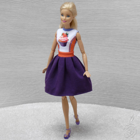 Barevné šatičky pro Barbie šaty pro panenku oblečky pro panenku šaty pro barbie barevné šaty pro barbie 
