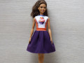 Barevné šatičky pro Barbie