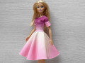 Barevné šatičky pro Barbie