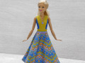 Barevné šaty pro Barbie