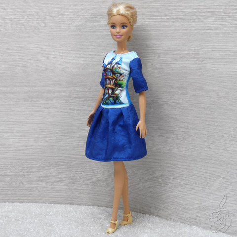 Barevné šatičky pro Barbie šaty pro panenku šatičky pro barbie oblečky pro panenku šaty pro barbie 
