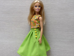 Kulatá kabelka - Zlatohnědá