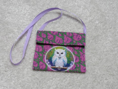 Dětská taštička na krk - puntíky