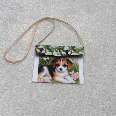 Dětská taštička na krk - pejsek dětská kabelka malá taštička taštička na krk dětská taštička 