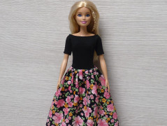 Fialovo oranžové náušnice