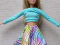 Sukně a tričko pro Barbie