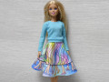 Sukně a tričko pro Barbie