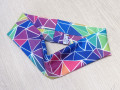 Barevná čelenka-geometrická mozaika