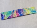 Barevná čelenka-geometrická mozaika
