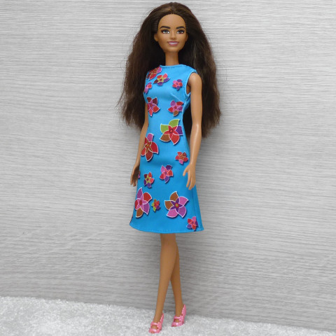 Barevné koktejlky pro Barbie oblečky pro barbie šatičky pro barbie oblečky pro panenku šaty pro barbie oblečky pro sběratele 