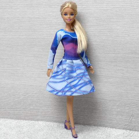 Barevné šaty pro Barbie oblečky pro barbie šatičky pro barbie oblečky pro panenku oblečky pro sběratele 