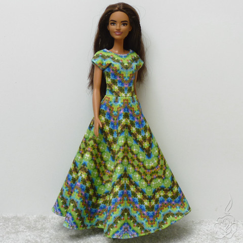 Dlouhé šaty pro Barbie oblečky pro barbie oblečky pro panenku šaty pro barbie dlouhé šaty pro barbie oblečky pro sběratele 