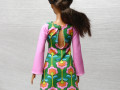 Retro šaty pro Barbie