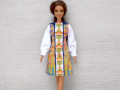 Barevné šaty pro Barbie - Folklor